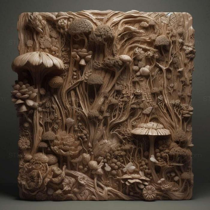 Patterns and decorations (stl Rhizotrogus 2, PATTERN_998) 3D models for cnc